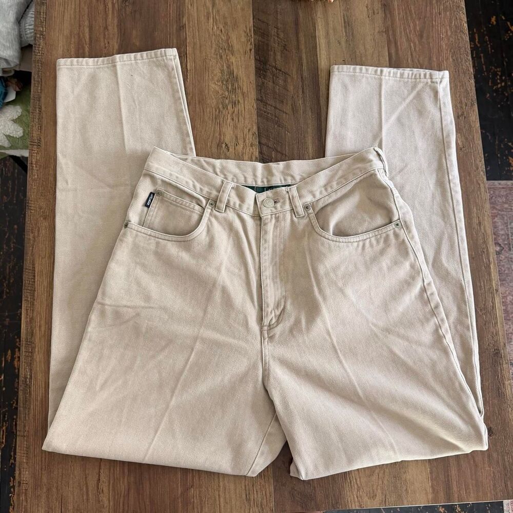 Ralph Lauren cream wide leg pants